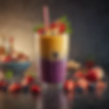 Smoothie packed with essential nutrients for athletic performance