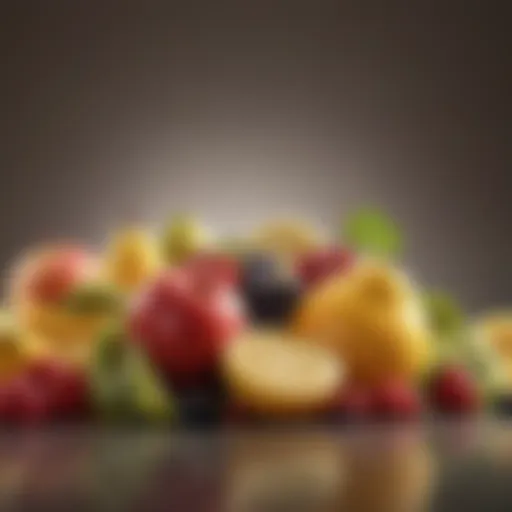 Fresh fruits rich in carbohydrates for energy before workouts
