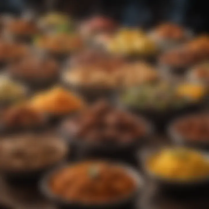 A vibrant array of smoked dishes displayed, highlighting the culinary potential of a Pit Boss grill.