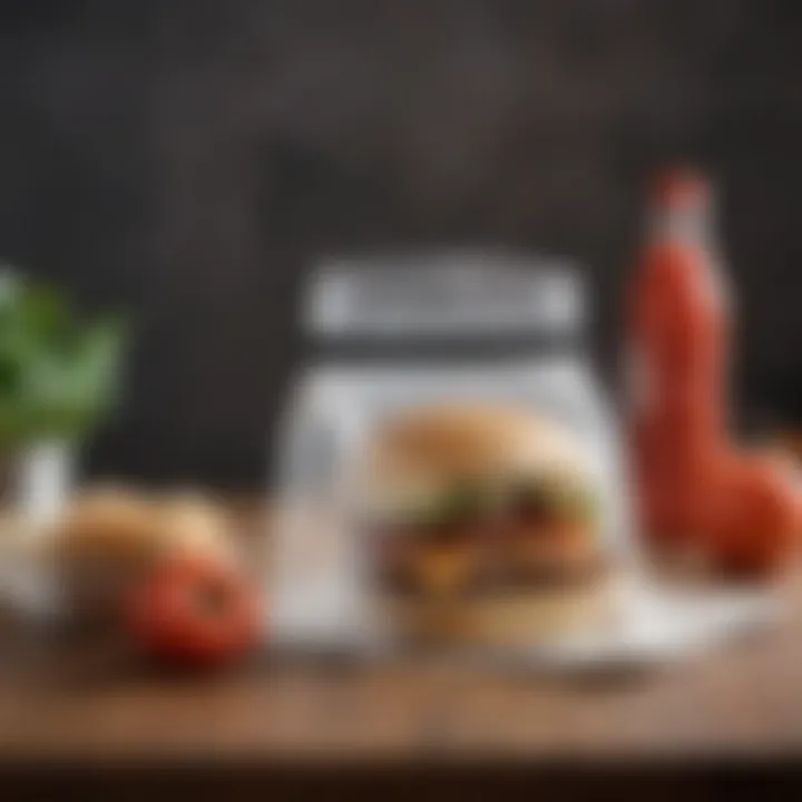 An open Putwo lunch bag revealing organized meal compartments for optimal functionality.