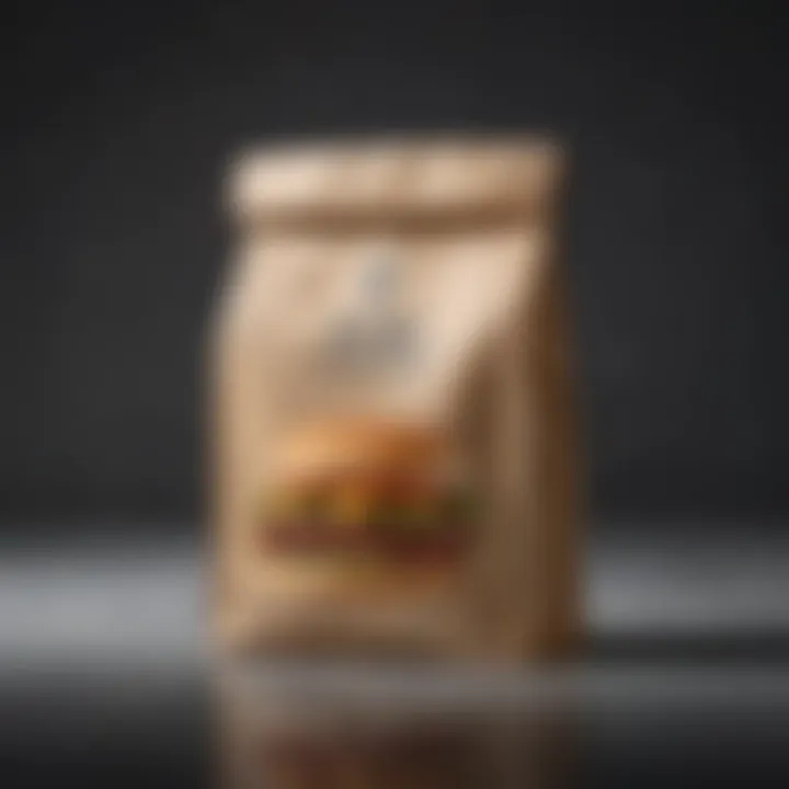 Close-up of the durable material used in Putwo lunch bags, highlighting its quality and texture.