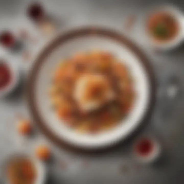 A beautifully arranged plate showcasing a quick, delicious meal
