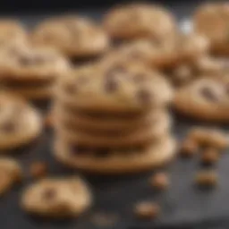 A selection of healthier cookie ingredients displayed attractively