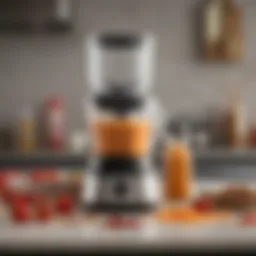 Compact blender designed for sauce creation