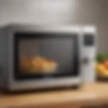 Energy-efficient small microwave with eco-friendly features