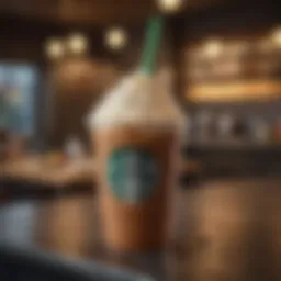 Starbucks birthday celebration with a festive drink