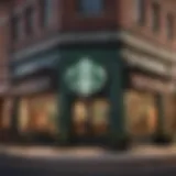 Starbucks store exterior showcasing inviting ambiance