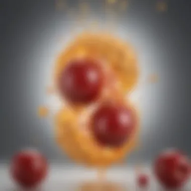 A visual representation of cholesterol molecules, highlighting the difference between LDL and HDL.