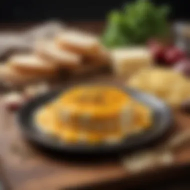 Culinary Creativity with Cheese A vibrant dish topped with melted cheese, highlighting culinary creativity.
