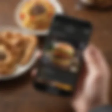 A user-friendly interface of the Sun Wah online ordering platform highlighted on a smartphone.