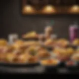 Taco Bell breakfast spread featuring unique menu items