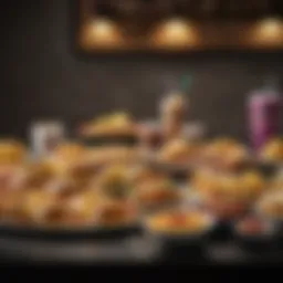 Taco Bell breakfast spread featuring unique menu items