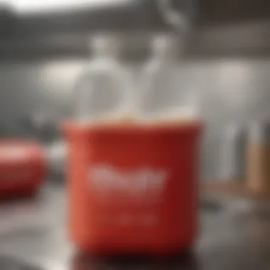 Hot water bottles placed in a cooler