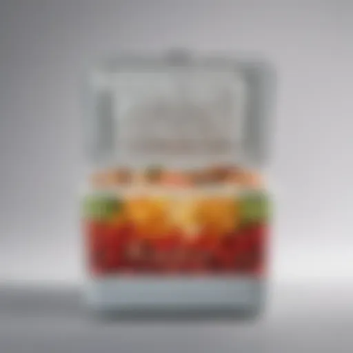 A well-insulated cooler filled with warm dishes