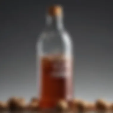 Water bottle technique for cork removal