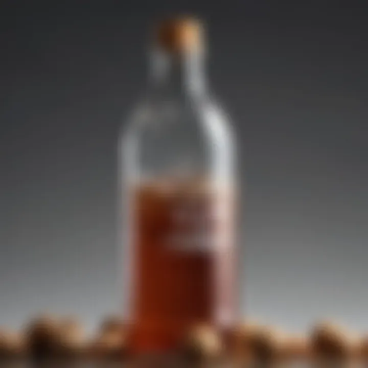 Water bottle technique for cork removal