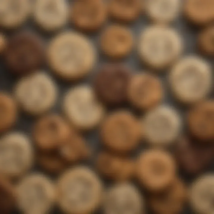 An array of vegan cookie variations showcasing different flavors and textures.