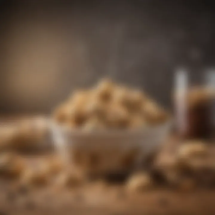Nutritional breakdown of vegan cookie dough highlighting its health benefits.