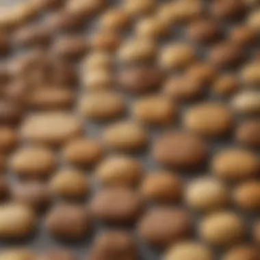 A Selection of Biscuit Varieties A variety of biscuit types displayed with fresh ingredients