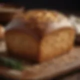 A loaf of freshly baked wheatberry bread, showcasing its unique texture and crust