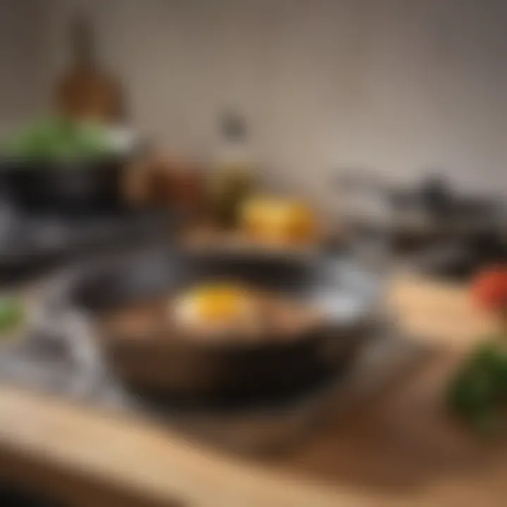 Care tips for maintaining non-stick cookware displayed visually