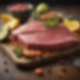 Nutritional breakdown of tuna including vitamins and minerals