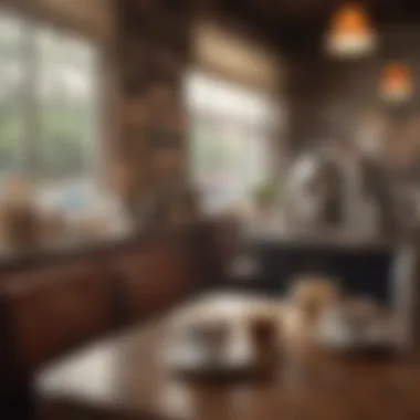 A vintage coffee shop showcasing the essence of community