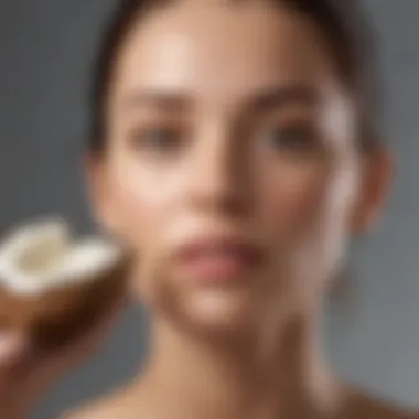 Transformative Effects of Coconut Oil Before and after images of skin improvement using coconut oil