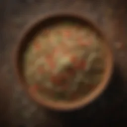 A flavorful ranch seasoning blend showcased in a decorative bowl.