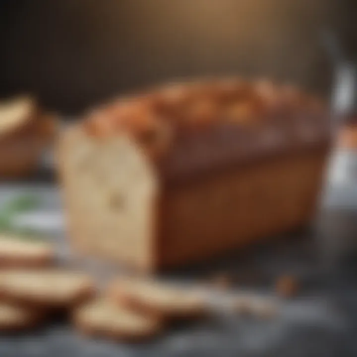 Sliced loaf revealing a moist and delicious texture