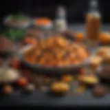 A beautifully arranged gourmet ingredient selection