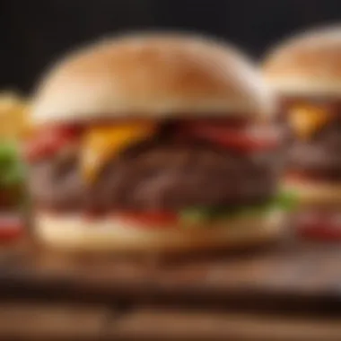 Quality Beef Cuts for the Perfect Burger Freshly selected beef cuts ready for burger creation