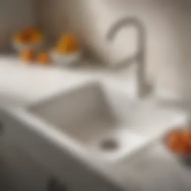 Blanco sink after effective cleaning, showcasing its shine.