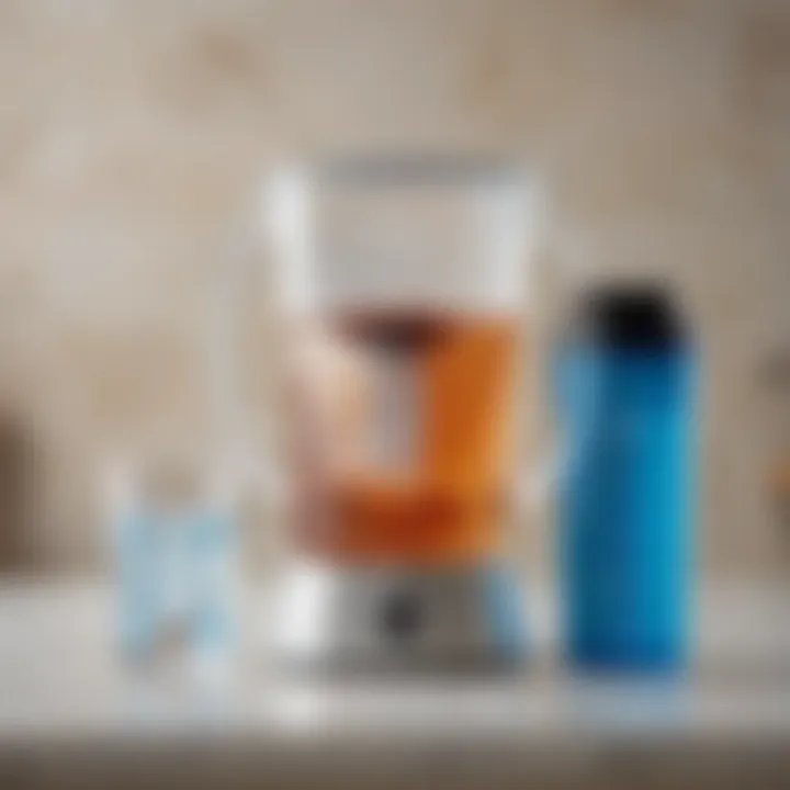 Comparison chart of Bed Bath and Beyond's water filter pitcher against competitor products.