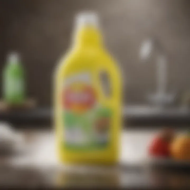 Infographic depicting the environmental impact of dish detergents