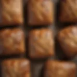 A variety of gluten-free bread loaves displayed on a rustic wooden table.