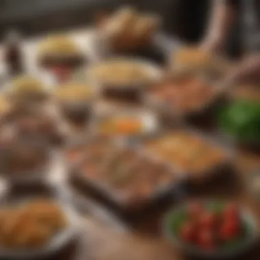 Strategic Meal Planning for Busy Lives A planner with meal prep ideas and a grocery list