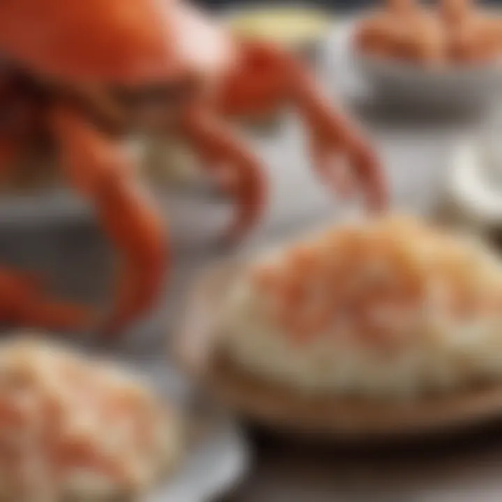 Comparison between imitation crab and traditional crab meat