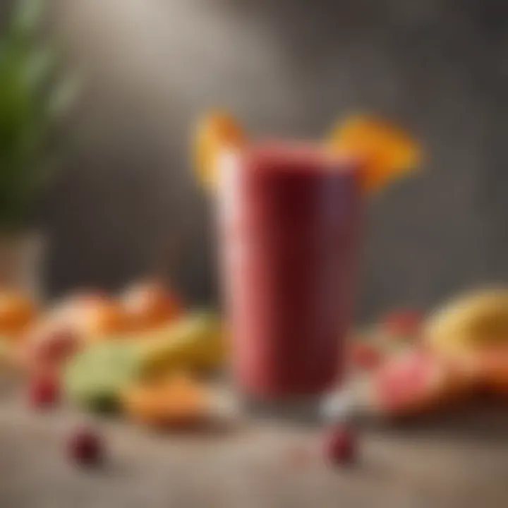 Healthy Jamba Juice smoothie packed with nutritional benefits