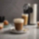 Elegant design of the Nestle Nespresso Aeroccino 4 with frothy milk