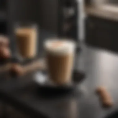 User Interface of the Aeroccino 4 User-friendly interface of the Aeroccino 4 demonstrated