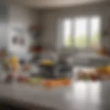 A sophisticated kitchen setup showcasing advanced culinary tools and technology.