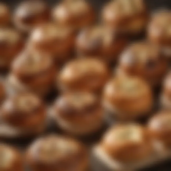 Variety of bread options available at Panera