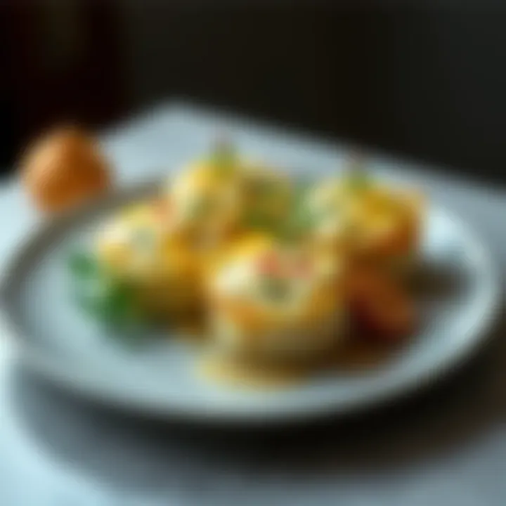 A beautifully arranged plate of scalloped potatoes with herbs for garnish