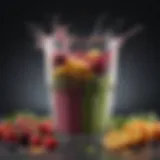 A vibrant array of fruits and vegetables showcasing natural thickeners for smoothies.