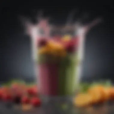 A vibrant array of fruits and vegetables showcasing natural thickeners for smoothies.