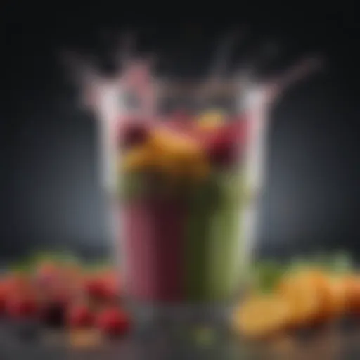 A vibrant array of fruits and vegetables showcasing natural thickeners for smoothies.