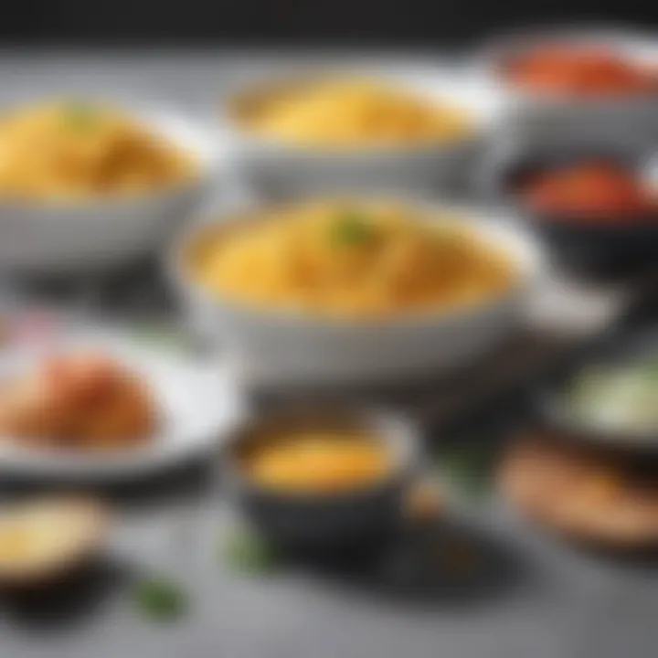 Variety of dishes enhanced by using the ricer