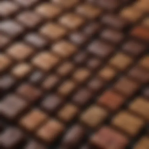Luxurious assortment of Valrhona chocolate bars showcasing various flavor profiles and textures