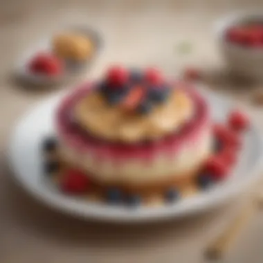 An enticing vegan dessert made from cashews and berries